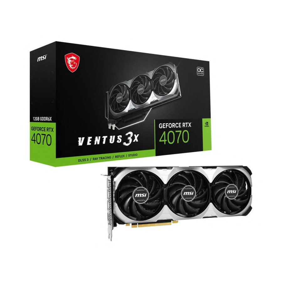 VGA MSI GeForce RTX 4070 VENTUS 3X 12G OC | 12GB GDDR6X PCIE 4.0
