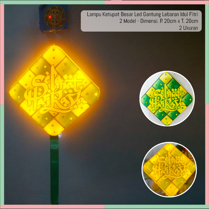 Lampu Hias Led Hiasan Dekorasi Ornamen Ornament Perlengkapan Pernak Pernik Dekor Tirai Ketupat Gantung Bulan Bintang Sabit Tulisan Selamat Lebaran Idul Fitri Ramadhan Ramadan Kareem Warna Warni Warm White Cafe Kafe Outdoor Outdor Waterproof Anti Air 2023