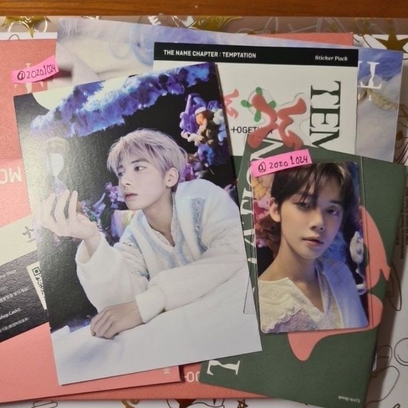 (READY STOCK) YEONJUN ALBUM SET TXT NIGHTMARE OFFICIAL PHOTOCARD PC TOMORROW X TOGETHER TXT THE NAME