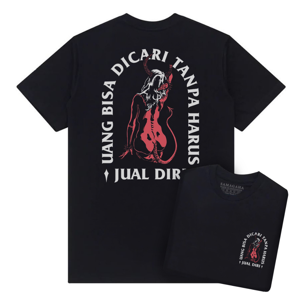 Kaos Satanic Catharsis Lucifer Kata Kata Baju Satanic Pria Series