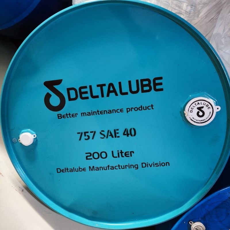 DELTALUBE 757 MULTIPURPOSE SAE 40 REPACK DARI DRUM