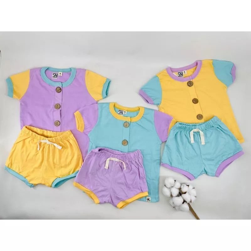 LOOPIE KIDS - BEBE SET - SETELAN BAJU ANAK - SETELAN BAJU BAYI - SET BAJU ANAK