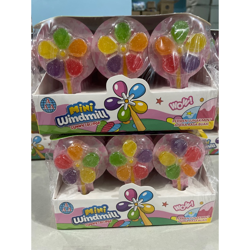 

Windmill Gummy / Permen Kipas Lunak Isi 30Pcs