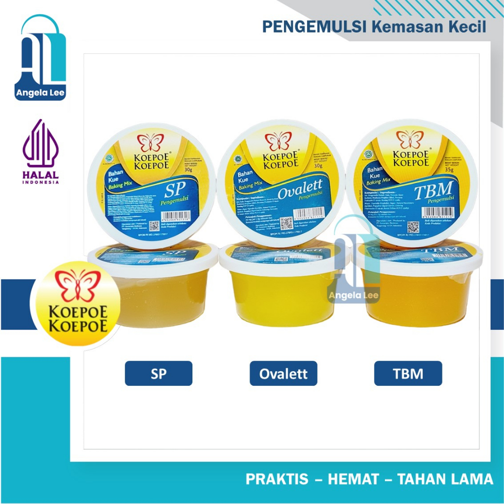 Koepoe Koepoe Ovalett TBM SP Pengemulsi Pelembut Kue Cake Emulsifier Halal MUI