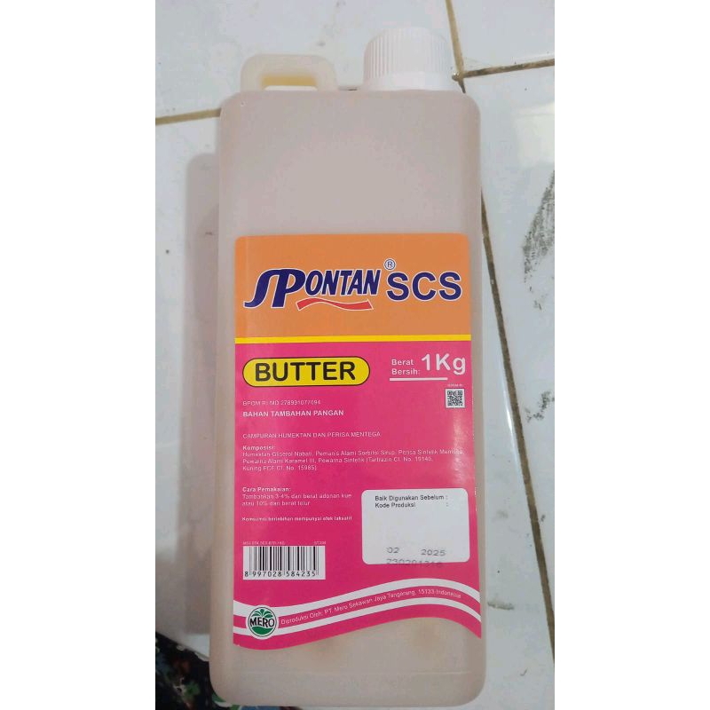 

SPONTAN SCS BUTTER 1kg kemasan baru WYSMANN