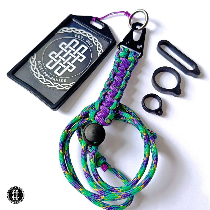 

Lanyard Podzz ID Card Tali HP Name Tag Holder Keychain Pendaki