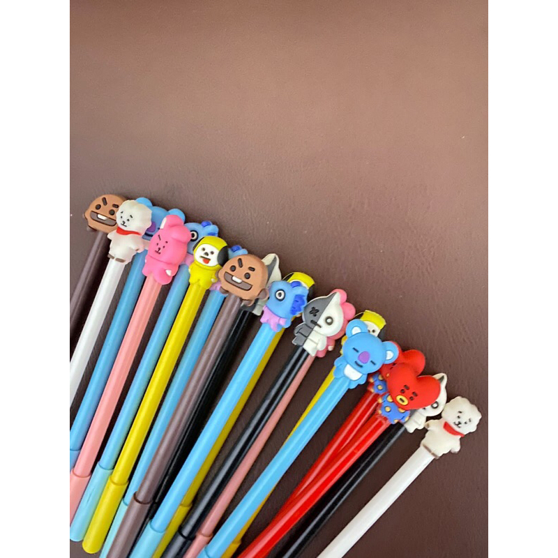 

PCS PULPEN GEL KARAKTER BTS PULPEN BT21 RANDOM