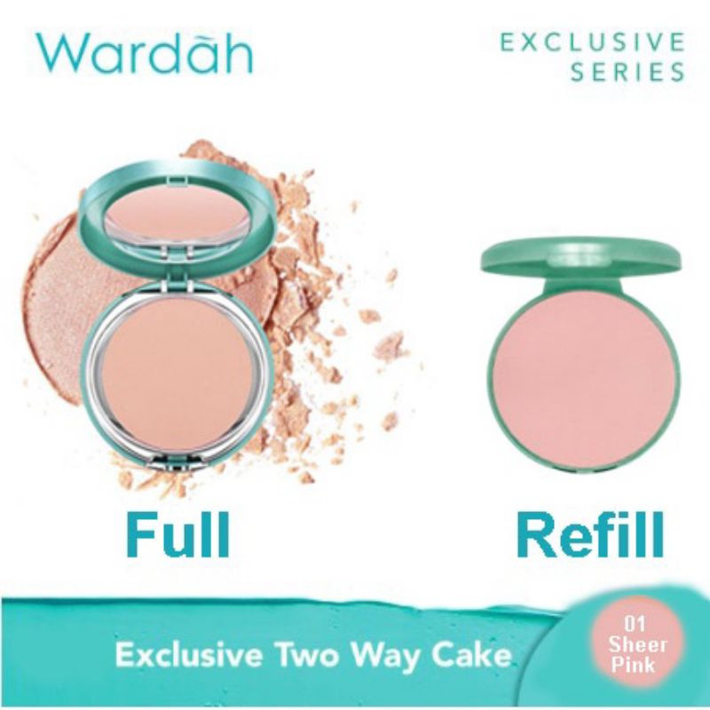 ☃️Cutezz_Ching1☃️Wardah Refill Exclusive Two Way Cake