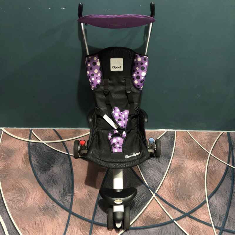 Stroller Cocolatte iSport Ungu - Hitam