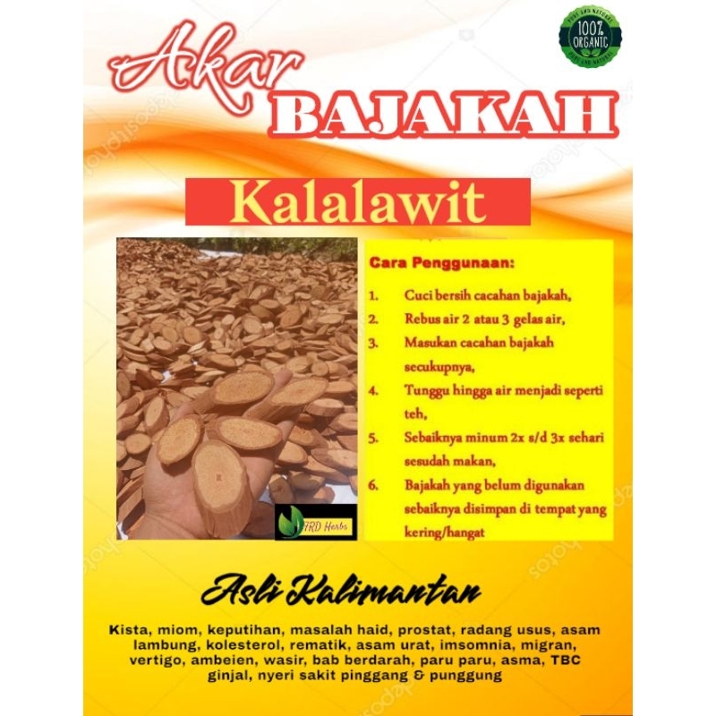 

Akar Bajakah Kalalawit 1kg Asli Kalimantan