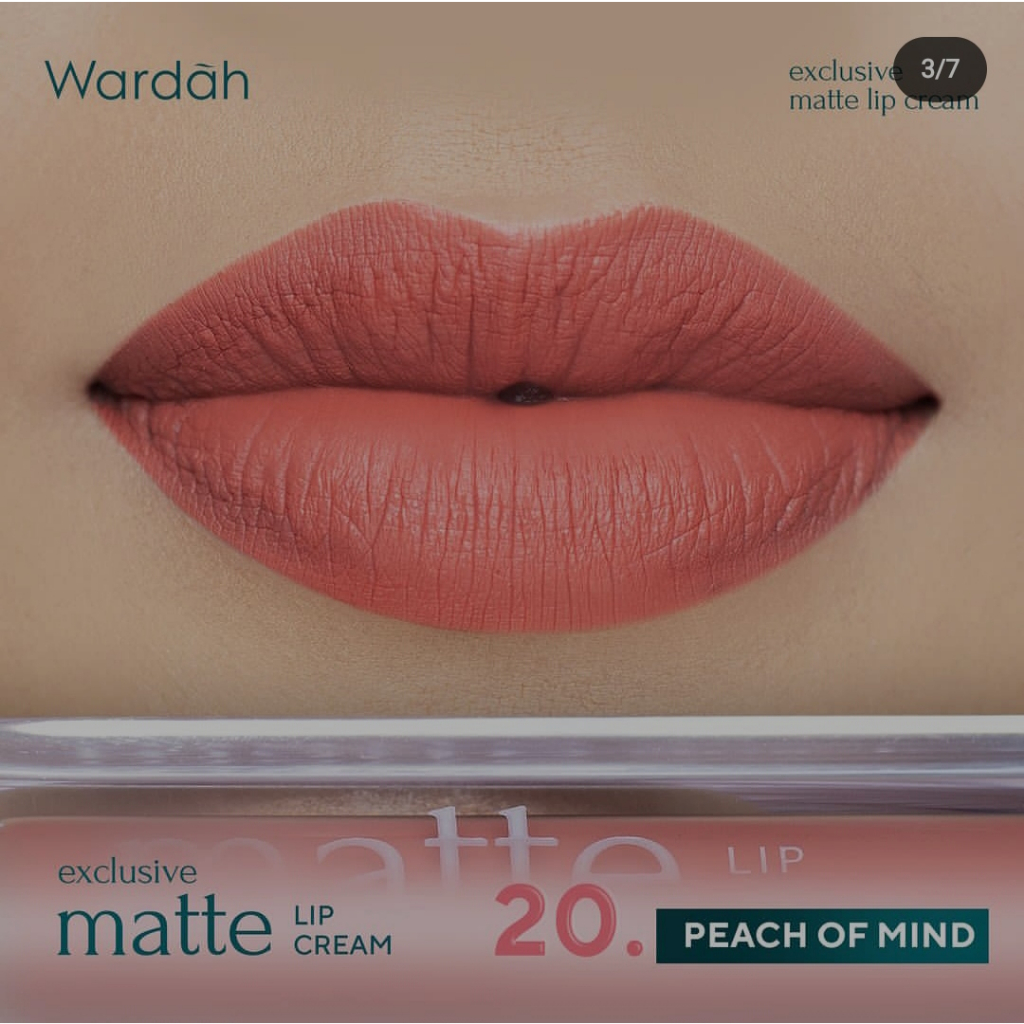 Wardah exclusive matte lip cream 6 colours