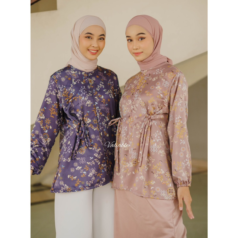 Keinan Blouse Pattern Silk One Set - Dijual terpisah