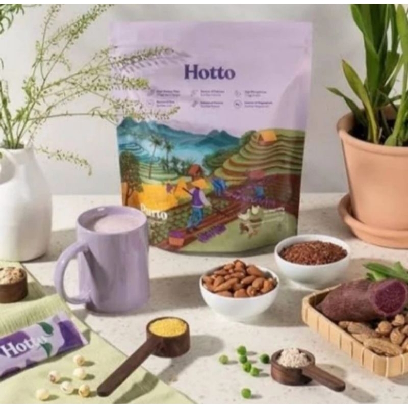 Hotto Purto Multigrain with Purple Potato - 1 Pouch ( 16 sachet )