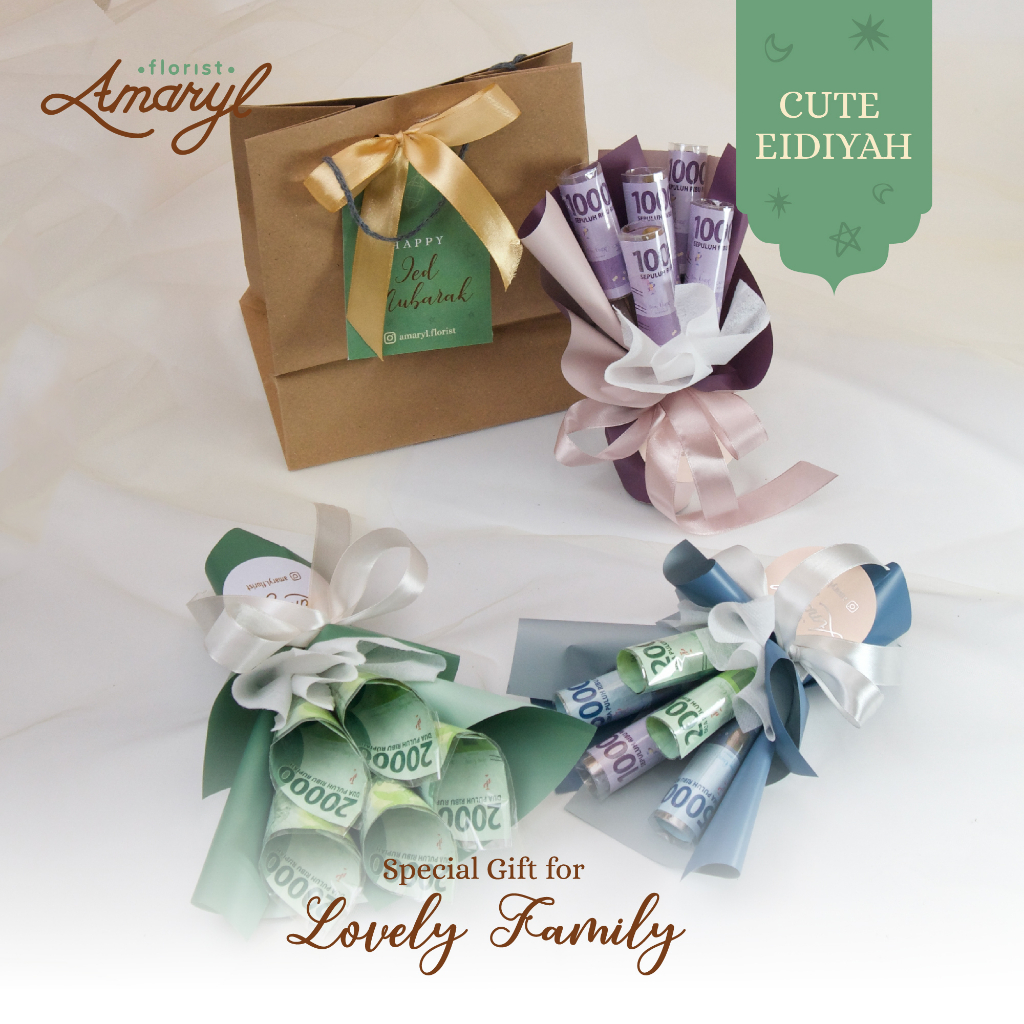 

Amplop Lebaran Unik Berbentuk Mini Bouquet