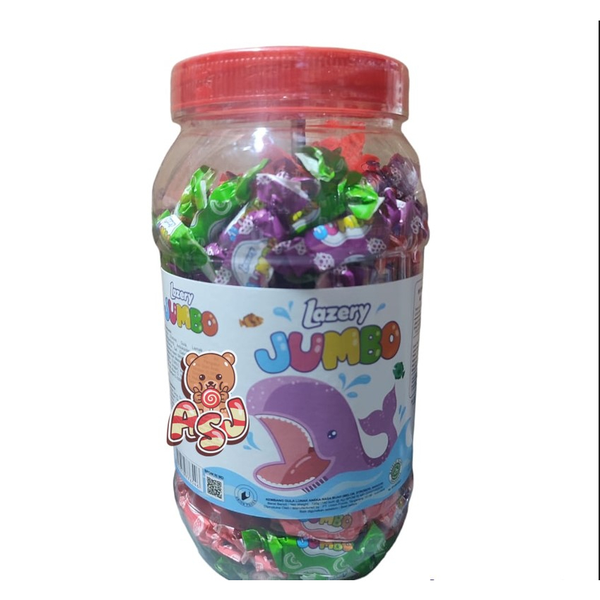 PERMEN LAZERY TOPLES JUMBO ISI 180 X 4 GR