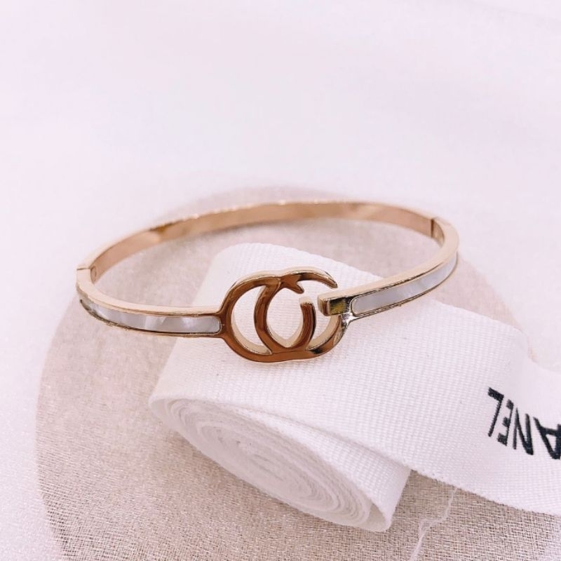 Gelang Titanium asli Premium Quality Anti karat anti alergi Stainless steel ori Gt02