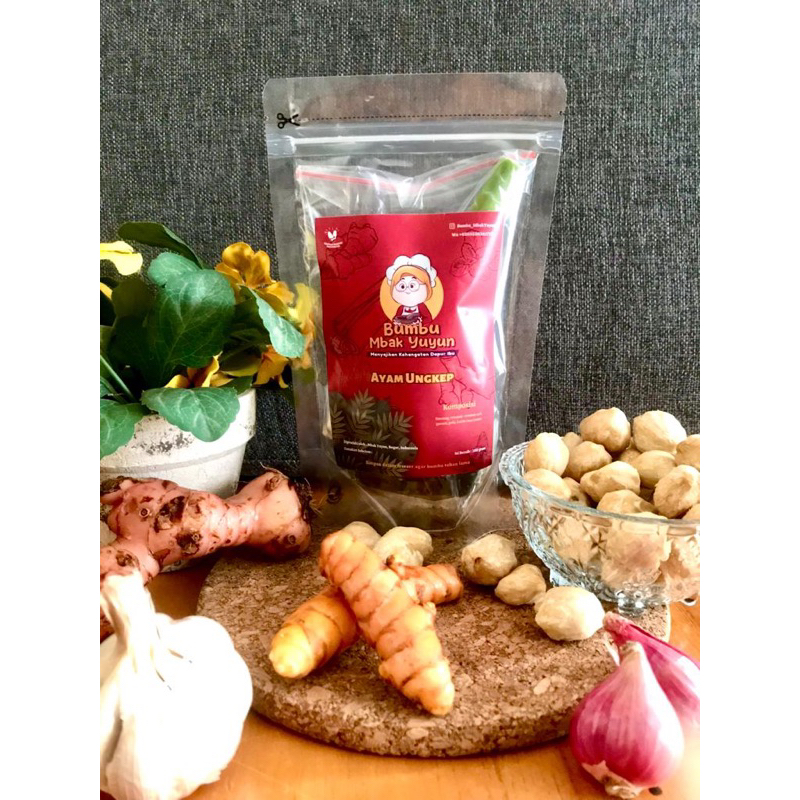 

BUMBU ULEG AYAM UNGKEP MBAK YUYUN 100 gr| BUMBU AYAM UNGKEP SIAP MASAK