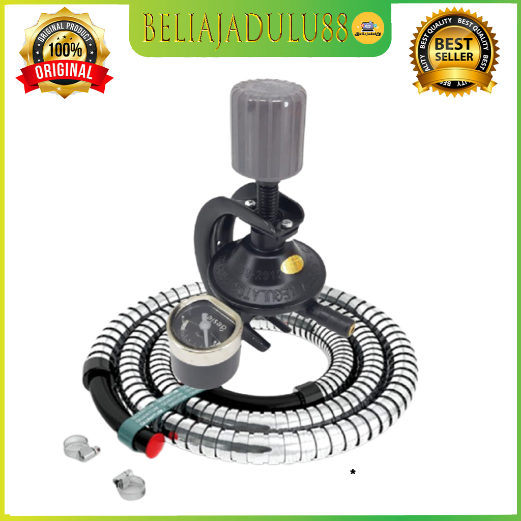 Beliajadulu88 Selang Paket Regulator Gas Destec Com 201 Mss plus Selang Destec U12 RMS