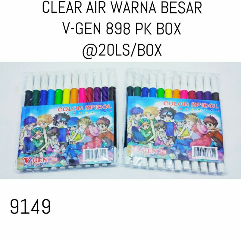 CLEAR AIR/ PENSIL AIR 12 WARNA V-GEN