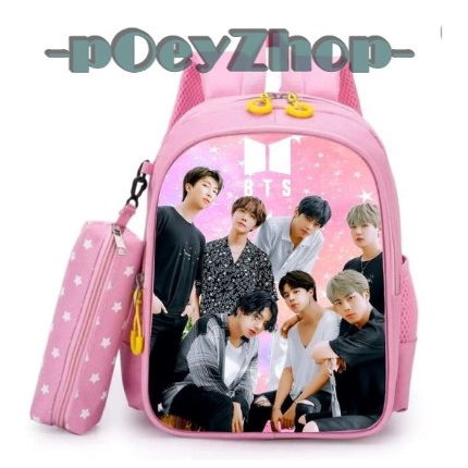 tas sekolah anak karakter / tas sekolah karakter KPOP / tas sekolah karakter KPOP BTS / tas ransel s