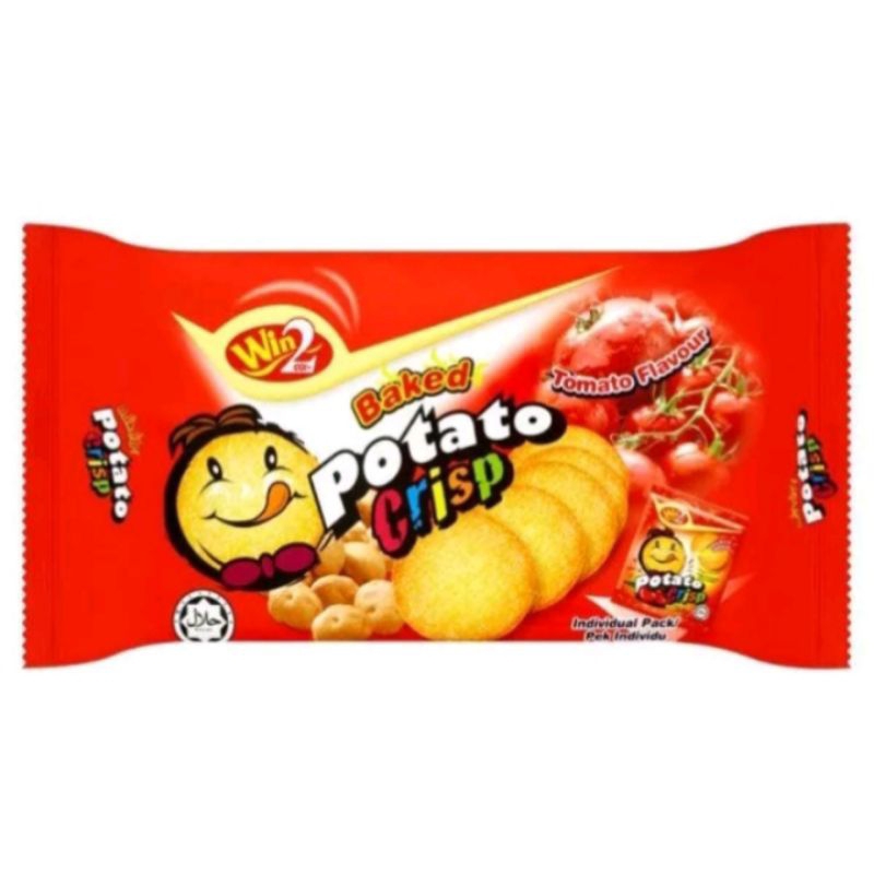 

WIN2 POTATO CRISP TOMATO KERIPIK TOMAT FLAVOUR 120 GRAM