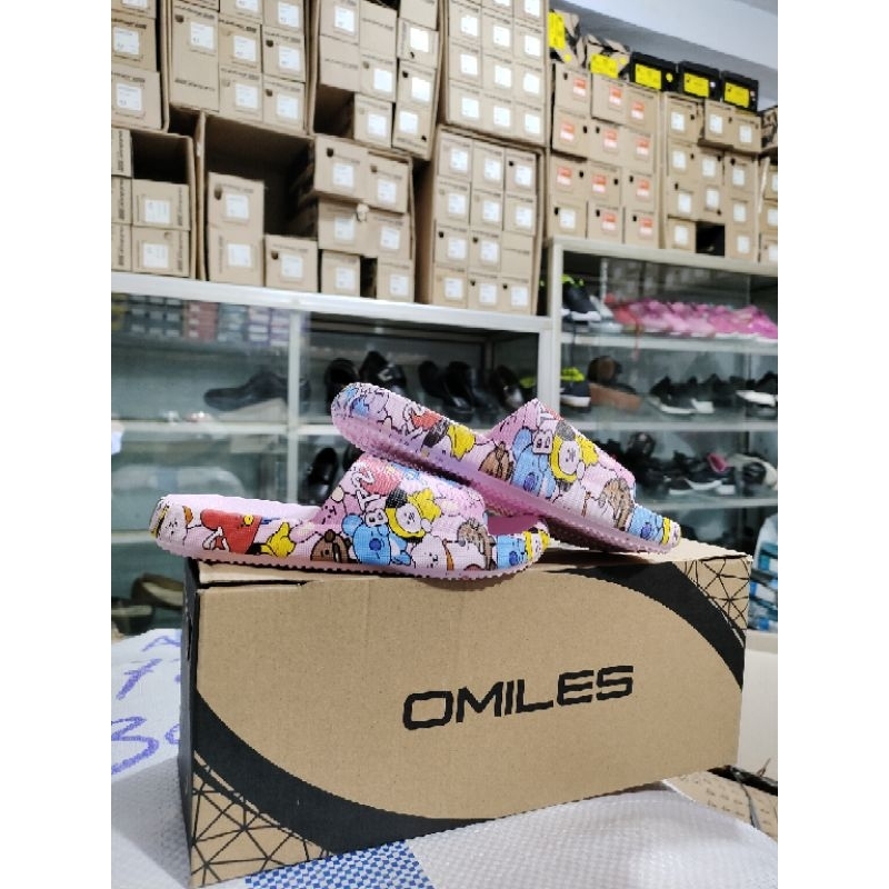 Sandal Anak Perempuan Bt21 Slip on/Sandal Anak perempuan Karet