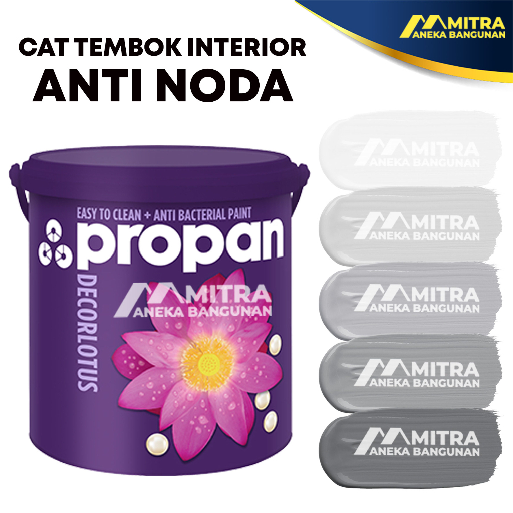 CAT TEMBOK PROPAN DECORLOTUS 2,5 LITER / ANTI NODA / ABU 135