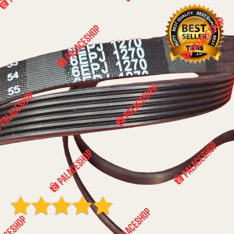 Fanbelt Vanbel Penvel V Belt 6EPJ 1270 Mesin Cuci Samsung Midea dll