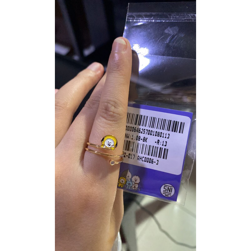 Cincin bts bt21 spiral kadar 375