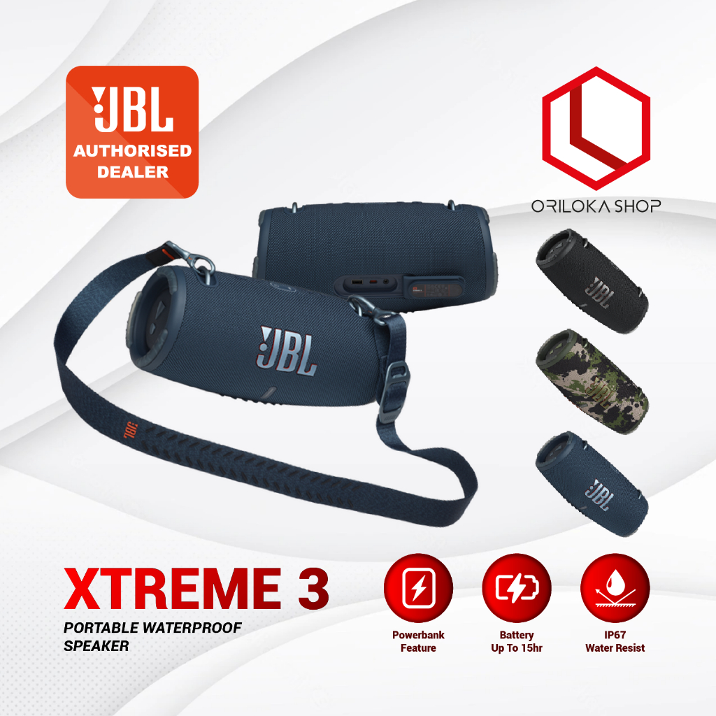 JBL Xtreme 3 Portable Wireless Speaker Bluetooth - Garansi Resmi IMS