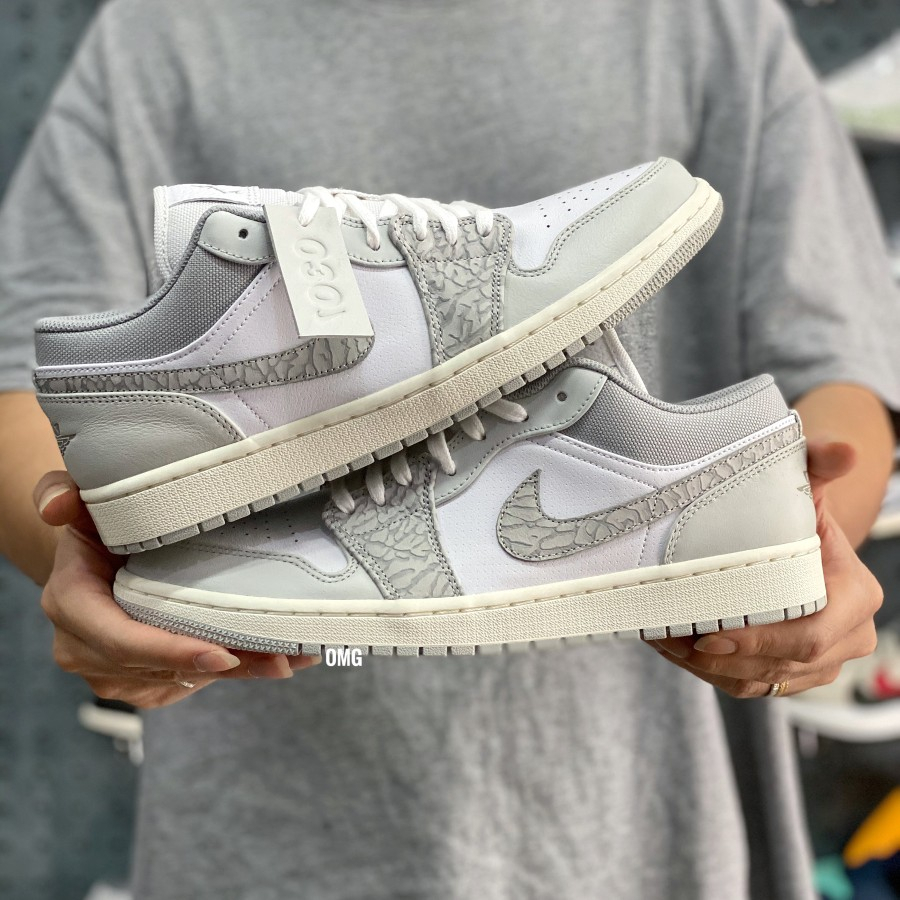 Air Jordan 1 Low PRM Elephant Print