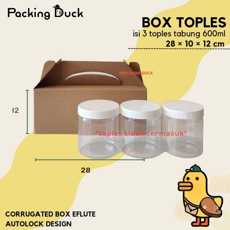 

(MIN ORDER 15 PCS) GABLE BOX 28x10x12 / BOX TOPLES TABUNG / BOX HAMPERS SOUVENIR
