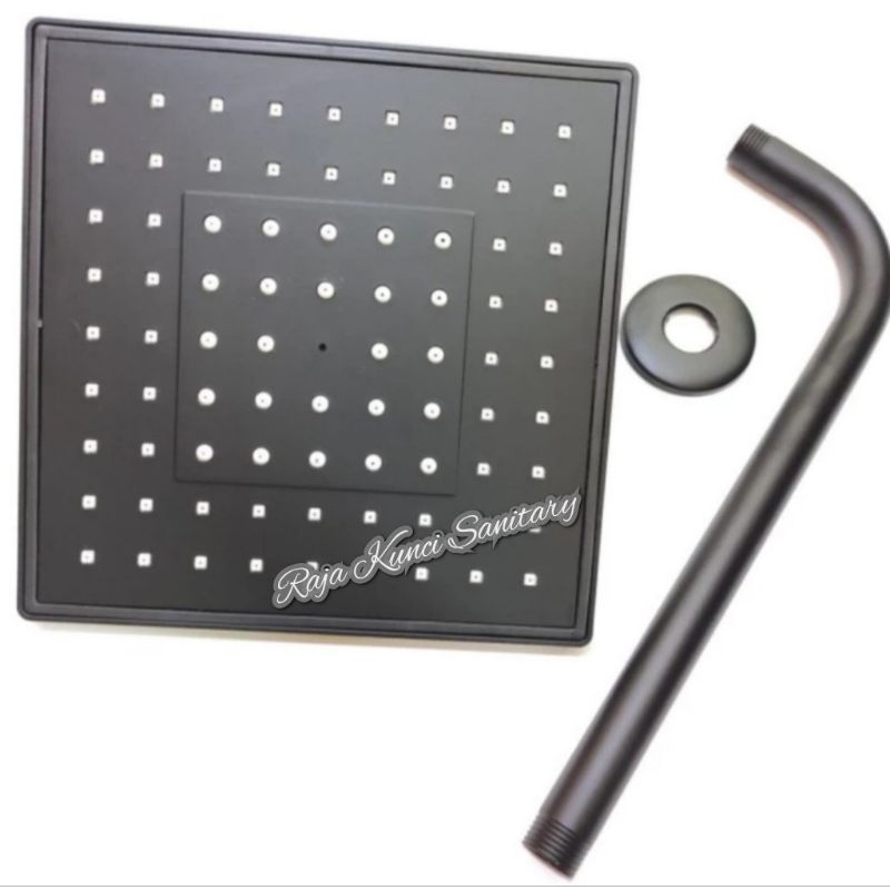 Wall Shower/Head Shower/Shower Tanam/Tiang Dingin Black/White