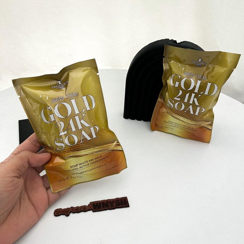 Gold 24k whitening soap original thailand