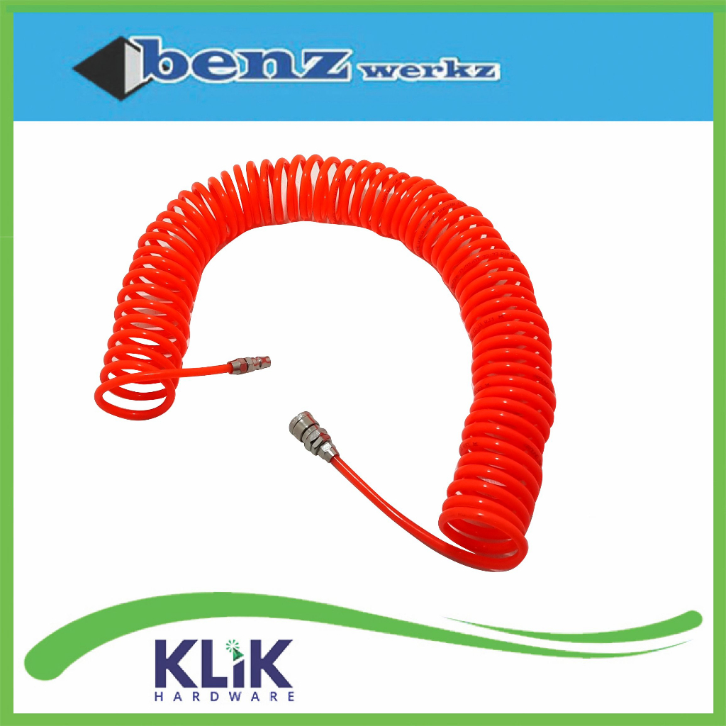 XENON Selang Recoil Hose 12 meter - Selang Spiral Angin Kompresor