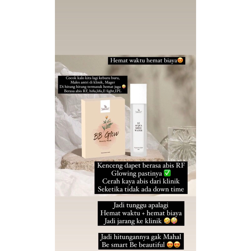 

BBGLOW MASK Bb glow aqua SHINE