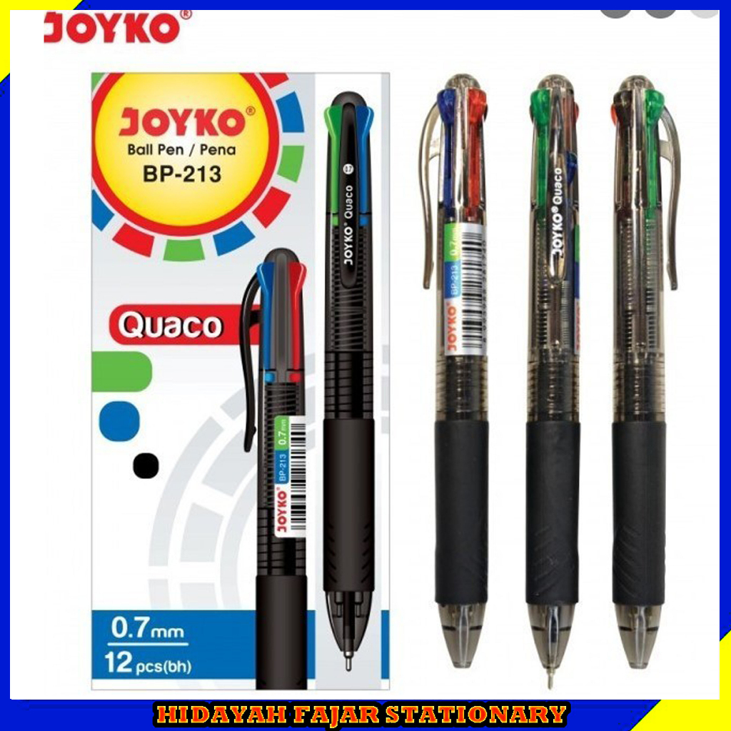 

Ballpoint pulpen 4 warna Quaco / Pulpen / Ballpoint