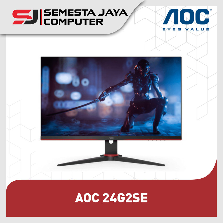 MONITOR AOC 24G2SE 24" VA 1080p 165Hz VGA HDMI DP VESA 24G2