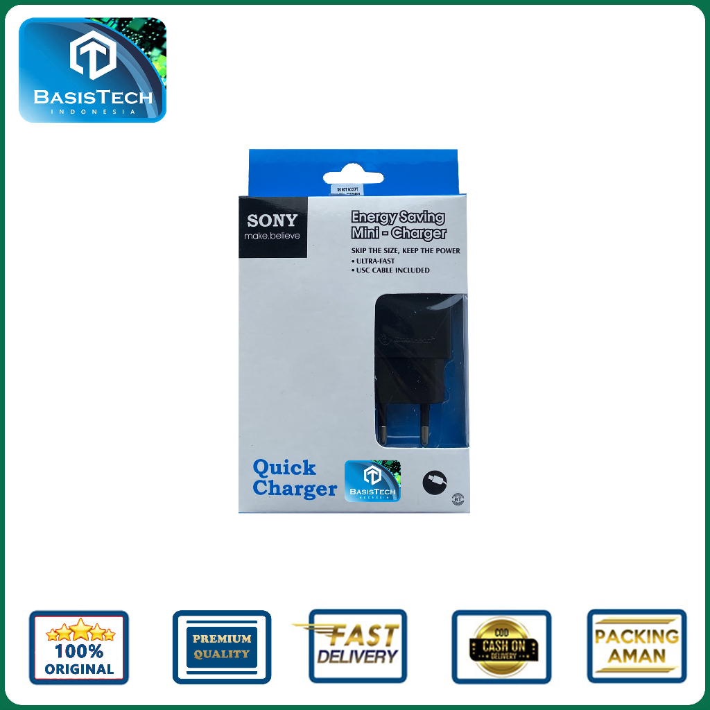 CHARGER CASAN SONY MICRO USB ULTRA FAST ORI99 SUPER QUALITY