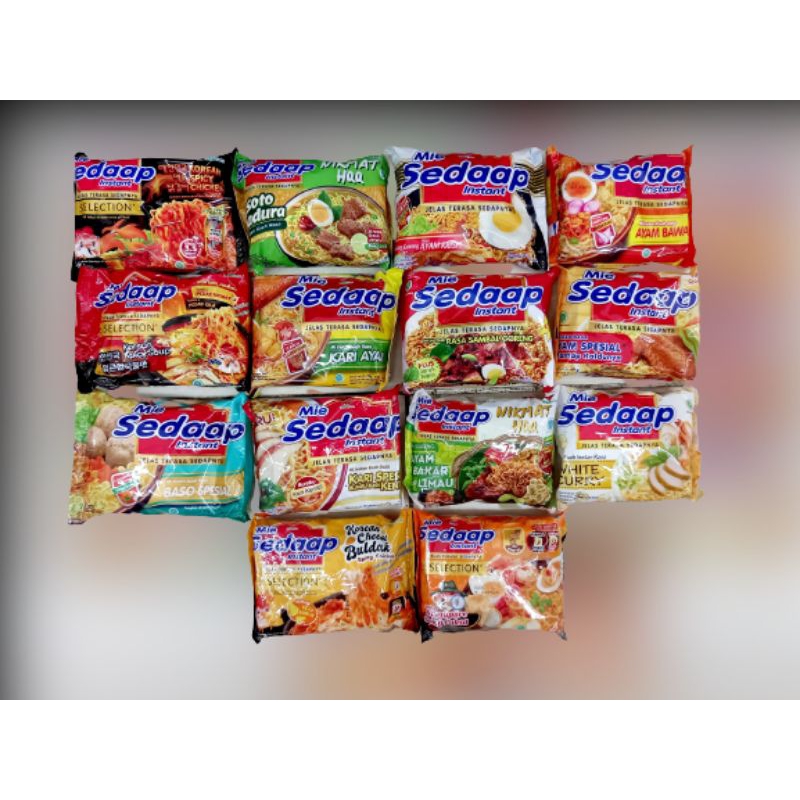 

[ 3 pcs ] MIE SEDAAP All Variant