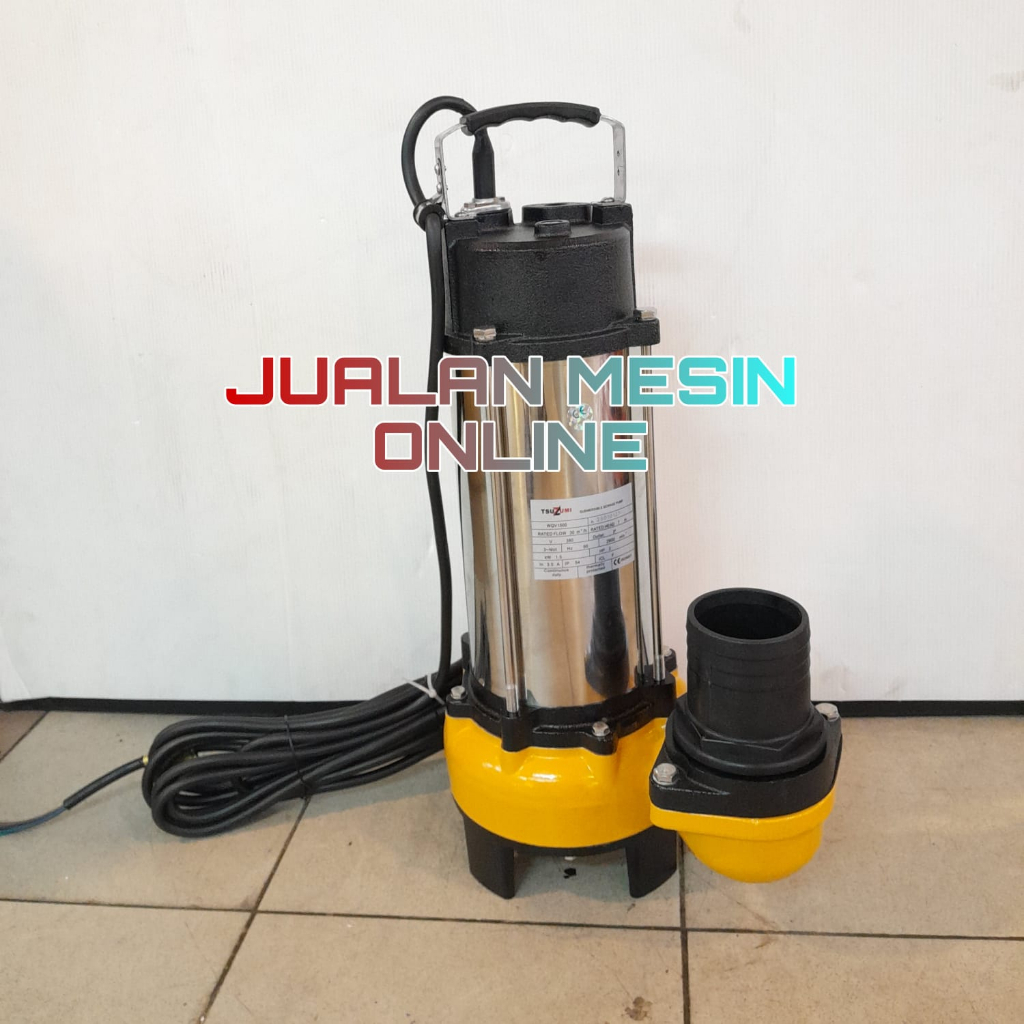 Pompa Celup Submersible 3 Inch 3 Phase Tsuzumi WQV1500