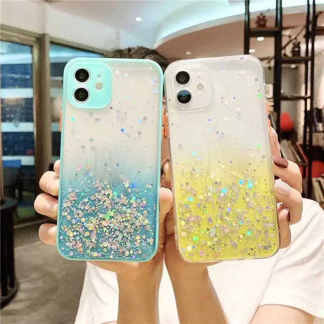 Case Softcase Casing Silikon GLITTER IPHONE 7+ 8+ X XS XR