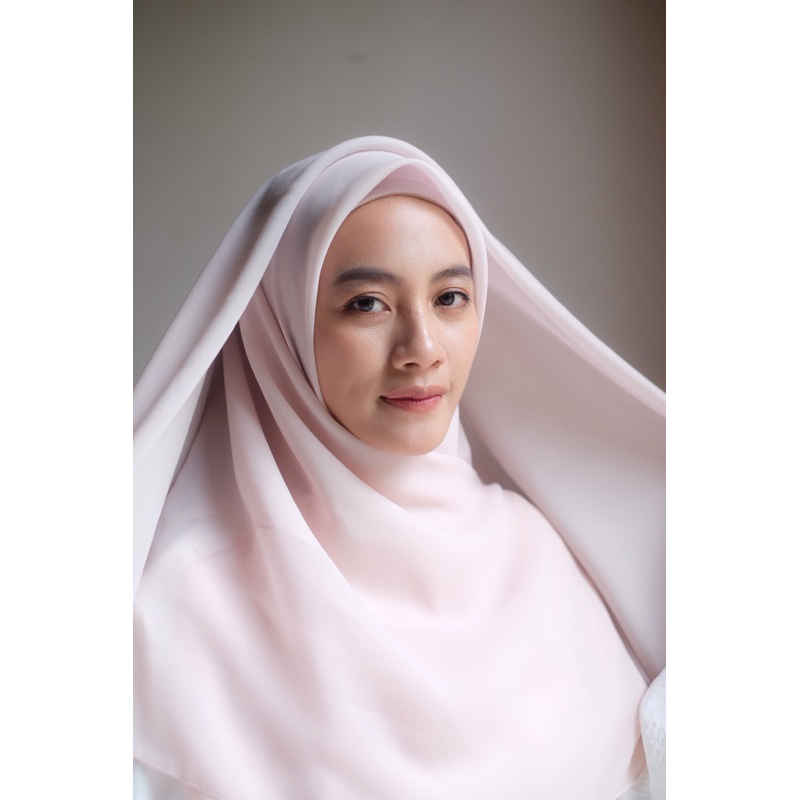 [𝐄𝐥𝐡𝐮𝐬𝐧𝐚] Kamila Scarf / Hijab Malaysia Segiempat Oval/ Curve Malay Pollycatoon Premium / Bawal Curve