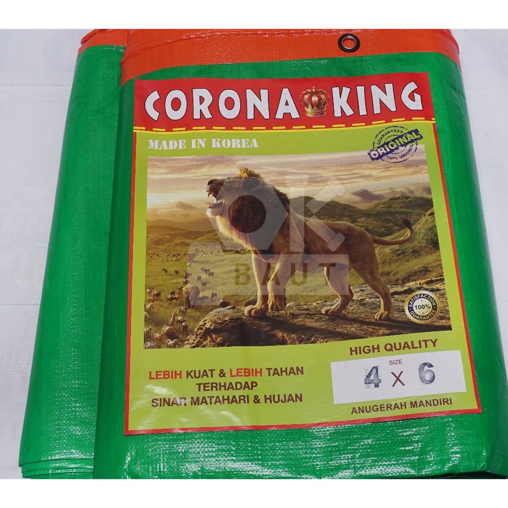 Terpal A12 4x6 Corona King h/o Terpaulin Terpal Korea Terpal plastik