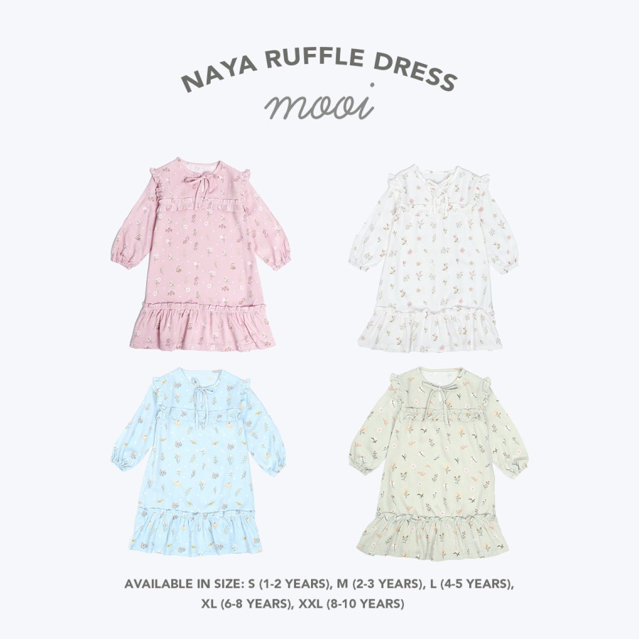 Mooi Dress Anak Perempuan Nayya Ruffle Dress