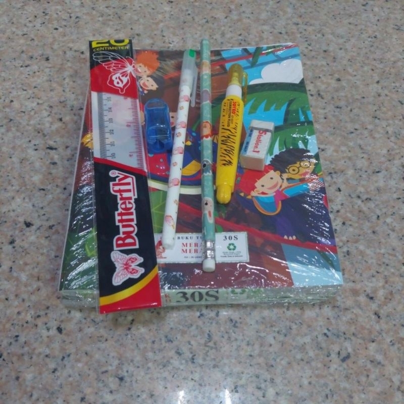 

Paket Alat Tulis Sekolah SD / Souvenir Alat Tulis Sekolah