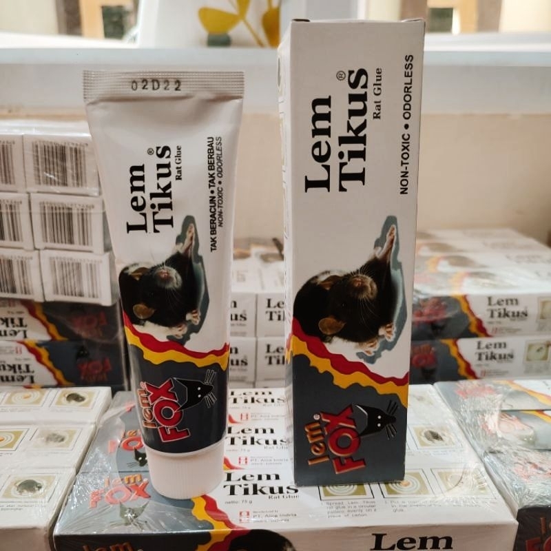 Lem Tikus Fox - Lem Tube Super Lengket Tidak berbau Dan Warna Bening