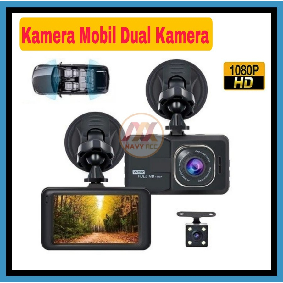 Kamera Mobil Dash Cam 2 Kamera - DVR Car Dual Camera Dash Cam CME2