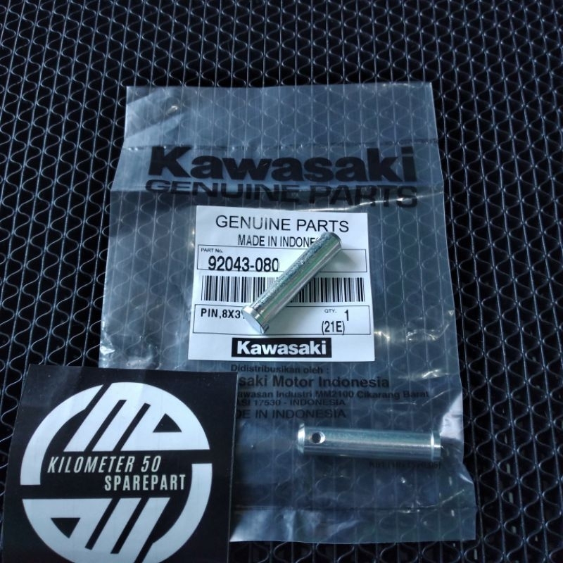 PIN FOOTSTEP BELAKANG KAWASAKI KLX ALL SERIES ORIGINAL KAWASAKI 92043-080
