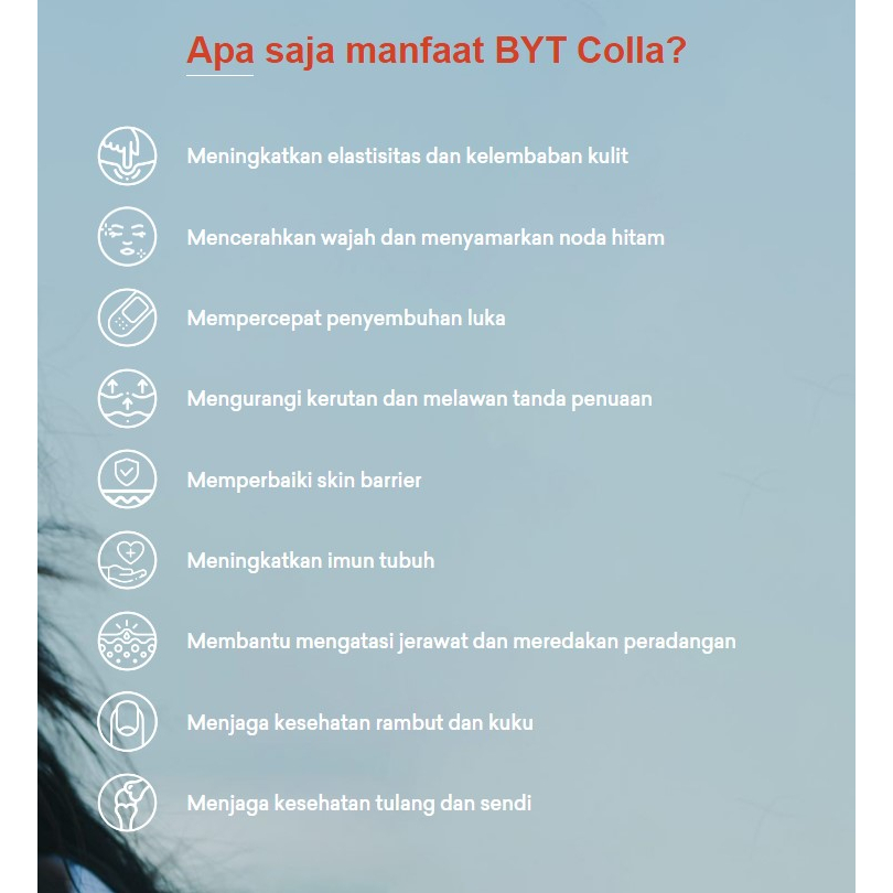 BYT COLLA 1 Sachet Minuman Collagen Tripeptide